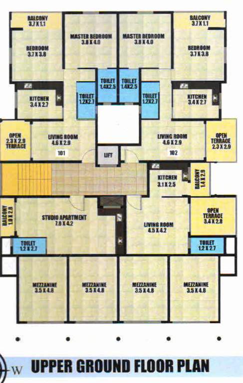  blue bell enclave Cluster Plan For Upper