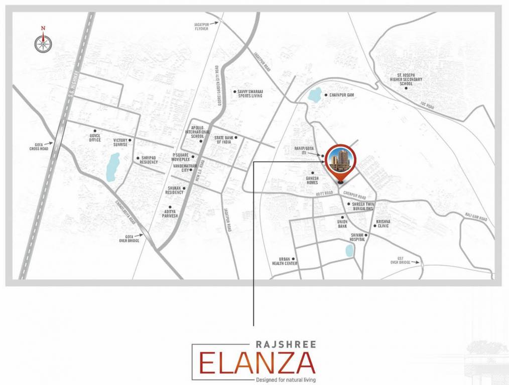  elanza Location Plan