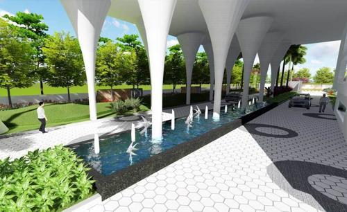 Fountains parc-ville Fountains