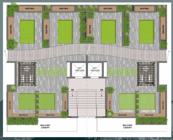  boutique-floors Cluster Plan For Terrace Floor