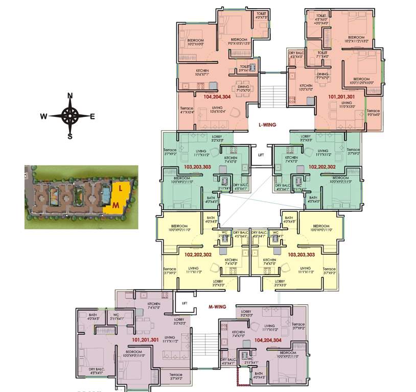  sai dwarka F G H I J K L AND M Cluster Plan