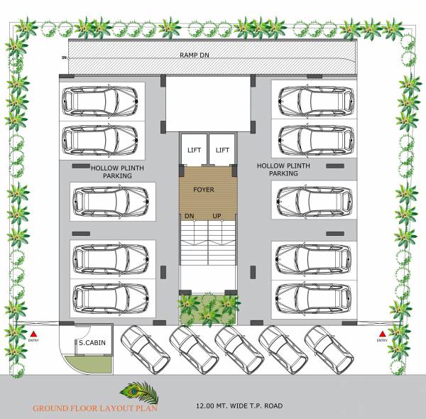  heights Heights Cluster Plan For Ground Floor