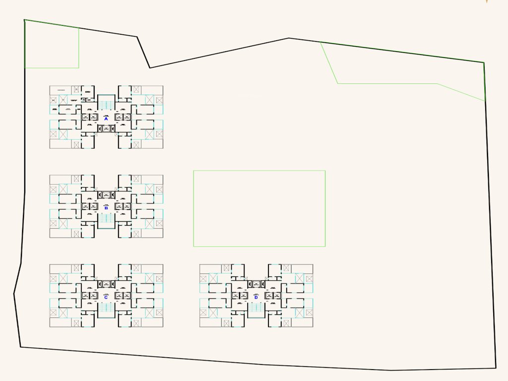 n k anantaya Tower A,B,C & D Cluster Plan for 14th Floor