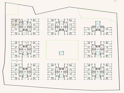 n-k-anantaya Tower A,B,C,D,E,F,G & H Cluster Plan for 1st Floor