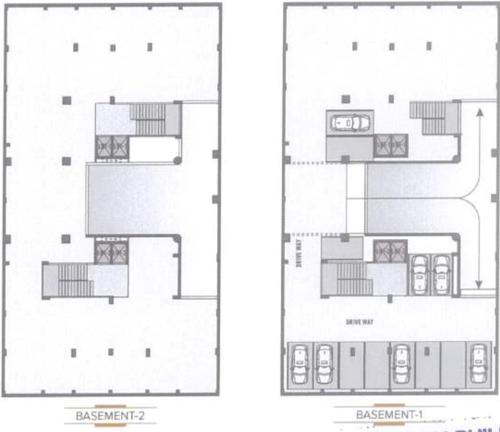  bhavya-elegance Block A And Block B Basement Cluster Plan