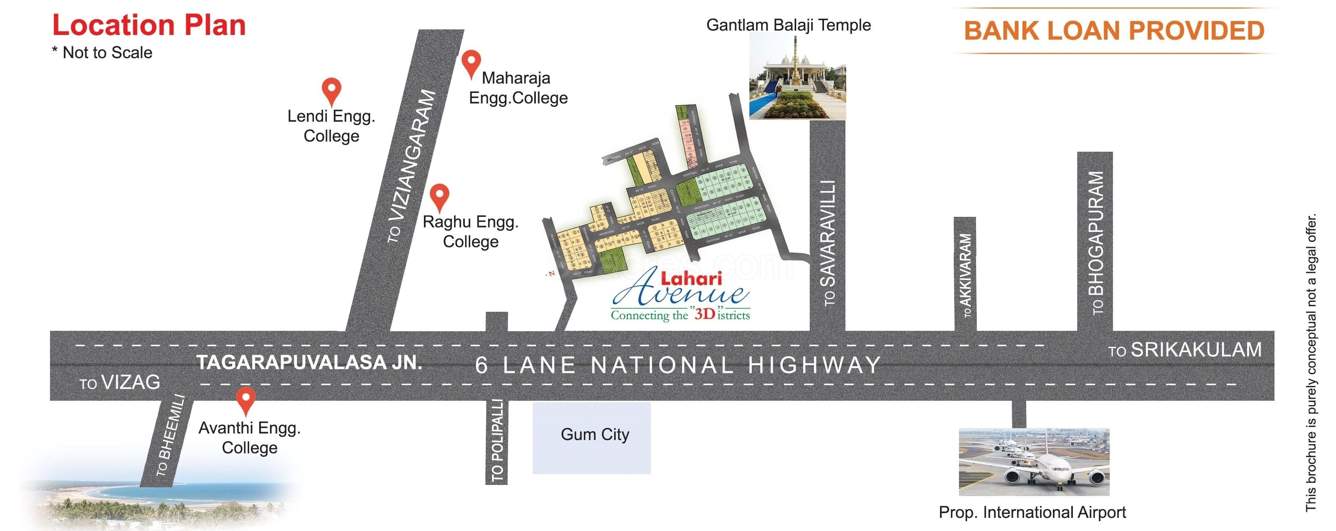  nsp lahari avenue Location Plan