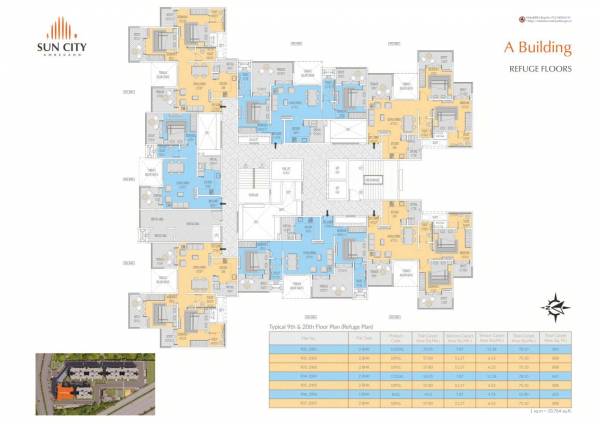  sun-city-ambegaon Cluster Plan