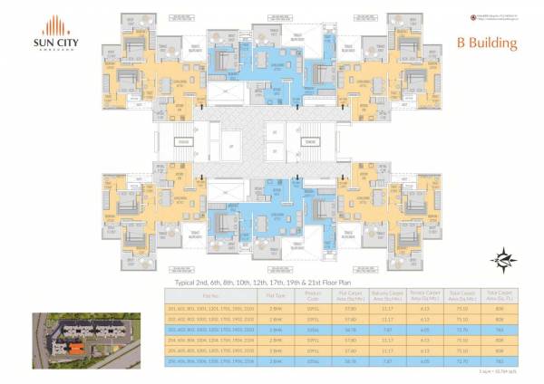  sun-city-ambegaon Cluster Plan