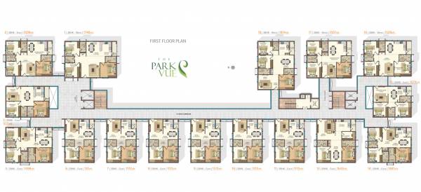  park-vue Cluster Plan
