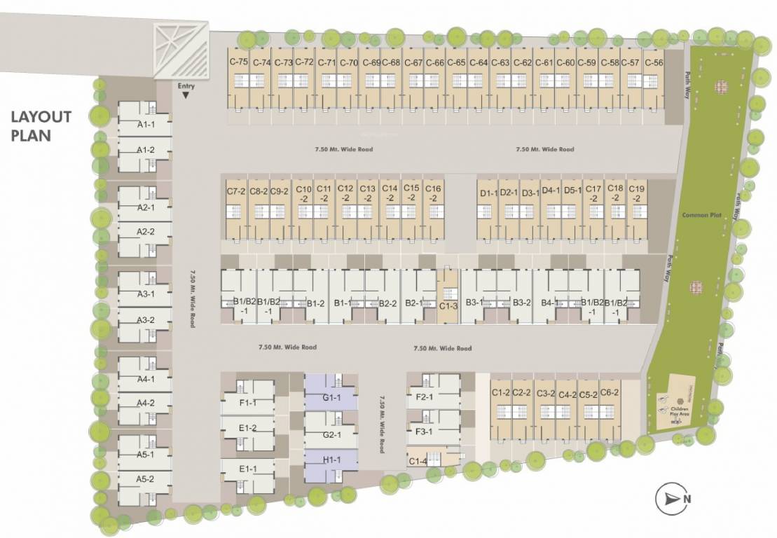  samruddhi villa Layout Plan
