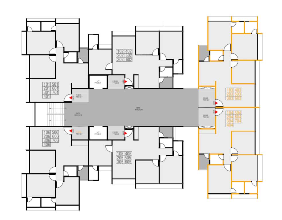  shaypram Shaypram Cluster Plan from 1st to 4th Floor