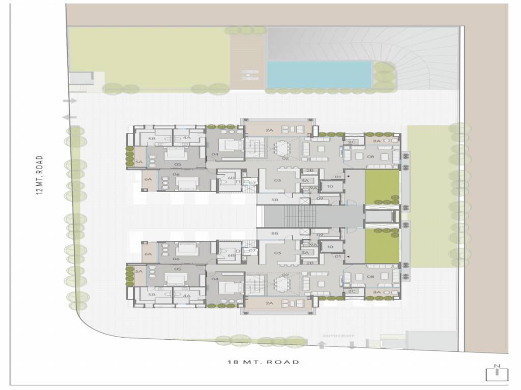keystone skymont Keystone Skymont Cluster Plan for 10th Floor