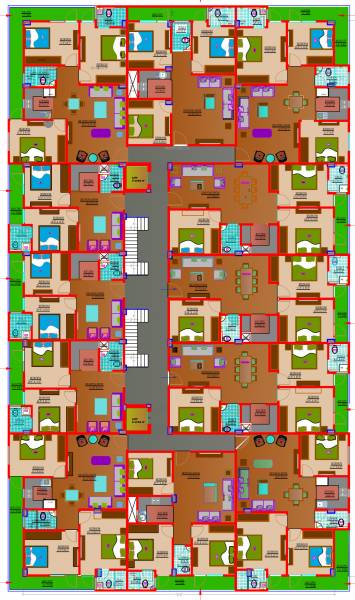 Metrowalk Cluster Plan For Typical Floor metrowalk Metrowalk Cluster Plan For Typical Floor