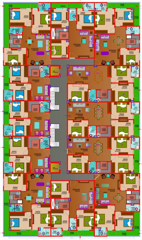 metrowalk Metrowalk Cluster Plan For Typical Floor