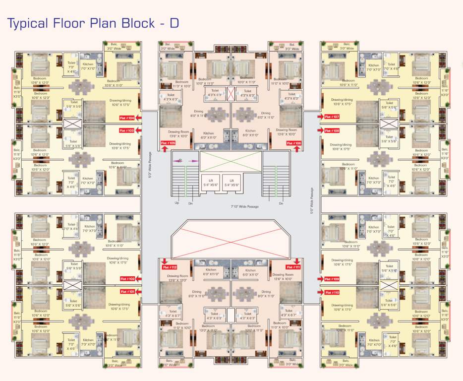  city Cluster Plan for 1st Floor