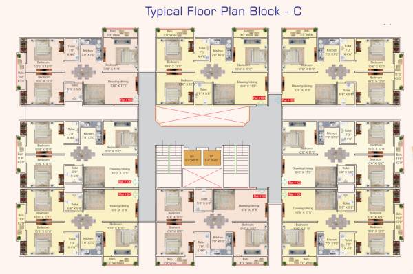  city Cluster Plan for 1st Floor