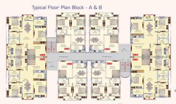  city Cluster Plan for 1st Floor