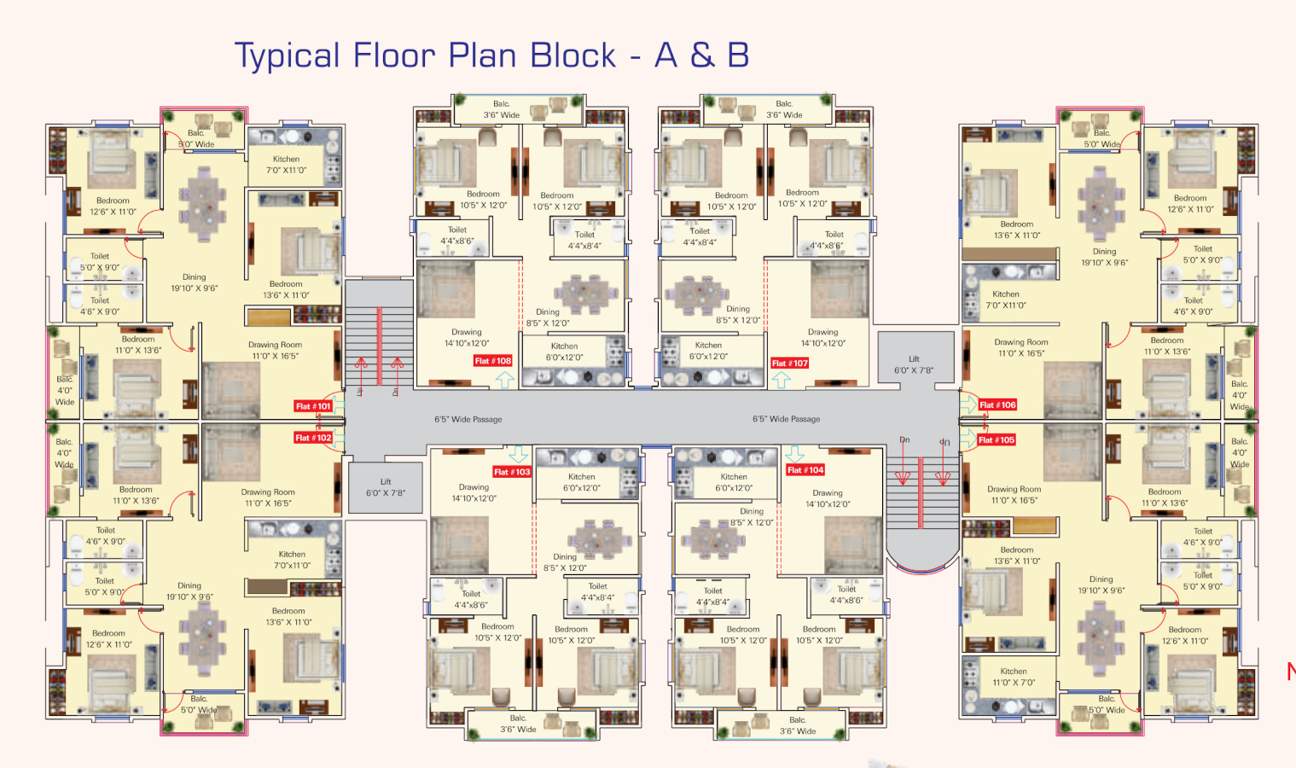  city Cluster Plan for 1st Floor