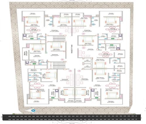 sapphire Satvika Sapphire Cluster Plan