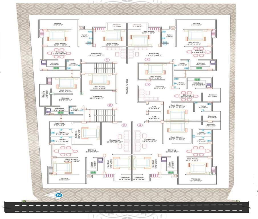  sapphire Satvika Sapphire Cluster Plan