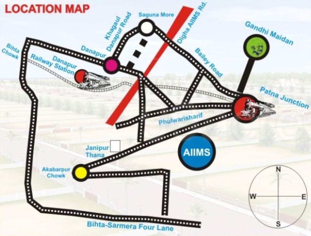  aastha city Location Plan