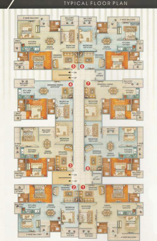  lalji tower Lalji Tower Cluster Plan