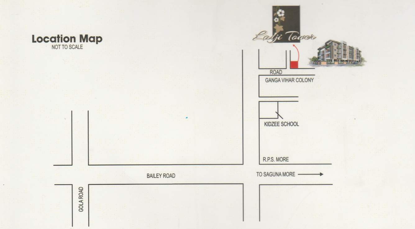 lalji tower Location Plan