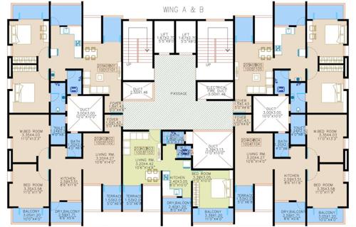  alley Alley Cluster Plan For Even Floor