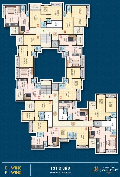  symphony Cluster Plan for 1st Floor