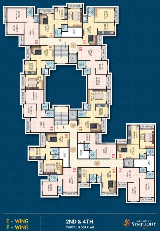  symphony Cluster Plan for 2nd Floor