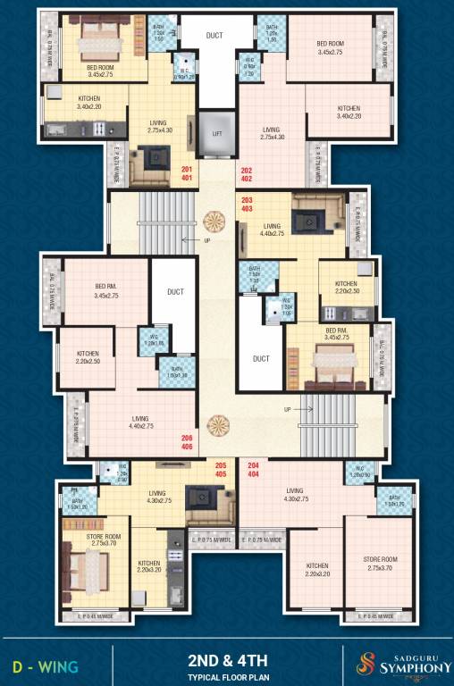  symphony Cluster Plan for 2nd Floor