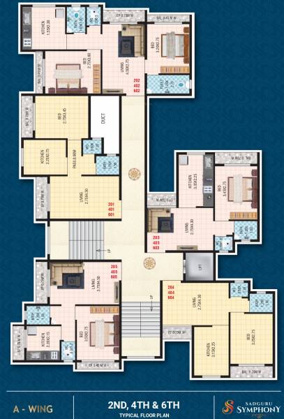  symphony Cluster Plan for 2nd Floor