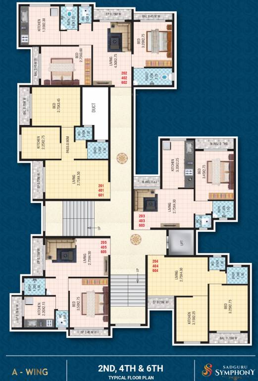  symphony Cluster Plan for 2nd Floor