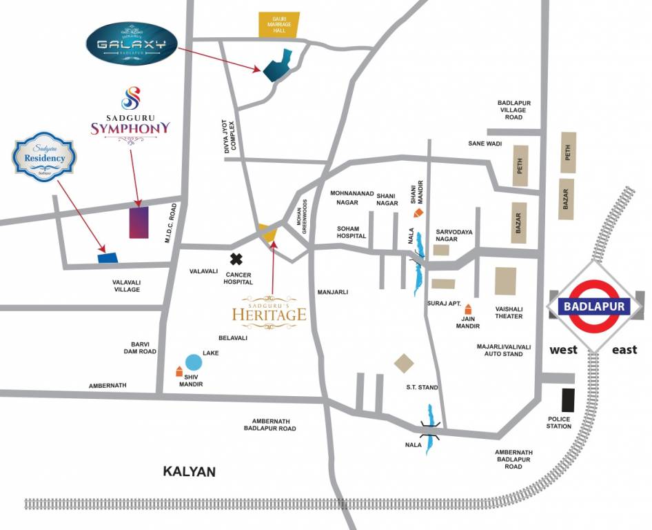  symphony Location Plan