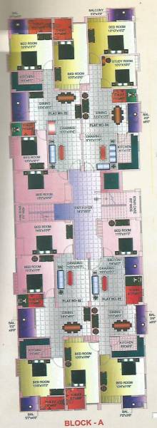 Block A Cluster Plan gautam-city Block A Cluster Plan