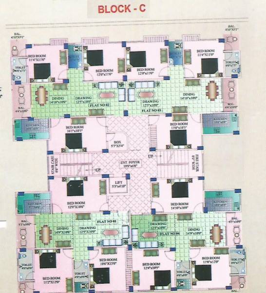 Block C Cluster Plan gautam-city Block C Cluster Plan