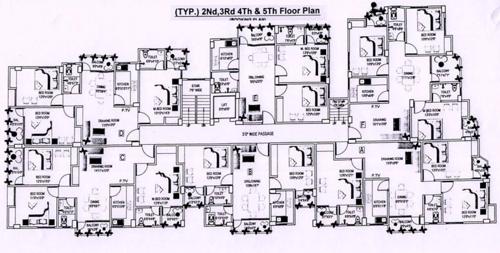 Radha Kaushal Seva Apartment Cluster Plan from 2nd to 5th Floor radha-kaushal-seva-apartment Radha Kaushal Seva Apartment Cluster Plan from 2nd to 5th Floor