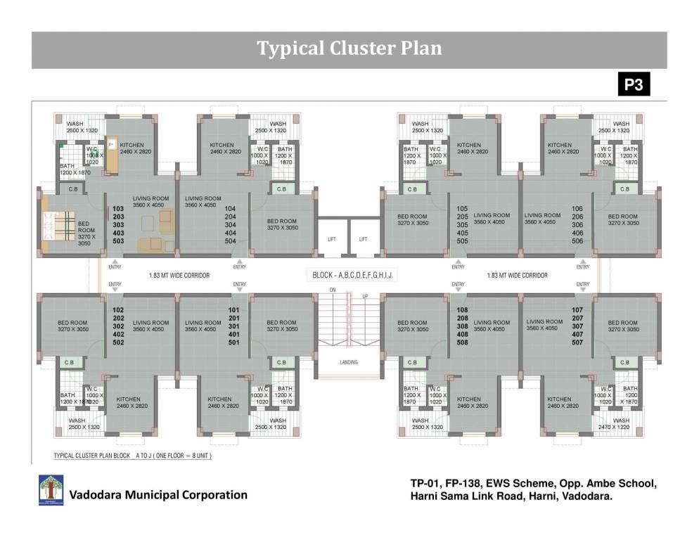  pmay sayajipura Cluster Plan