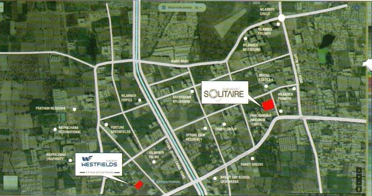  solitaire Location Plan