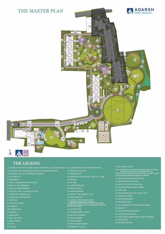 adarsh park heights phase 1 Master Plan