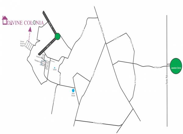 divine-colonia-villa Location Plan