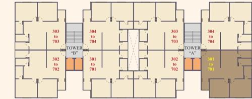  al-makkah-towers A Cluster Plan from 3rd to 7th Floor