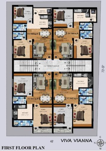  vianna Viva Vianna Cluster Plan for 1st Floor