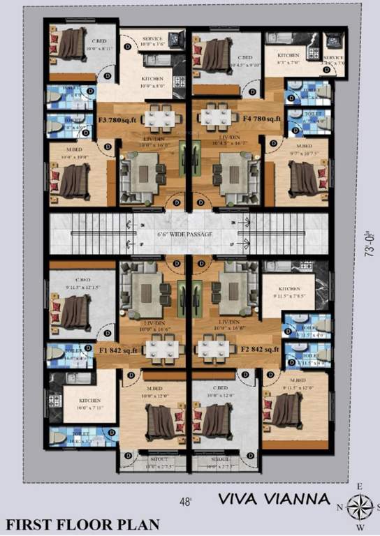  vianna Viva Vianna Cluster Plan for 1st Floor