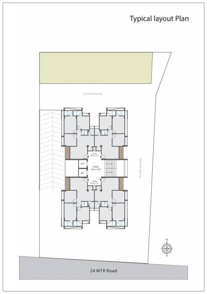  glory Glory Cluster Plan for Typical Floor