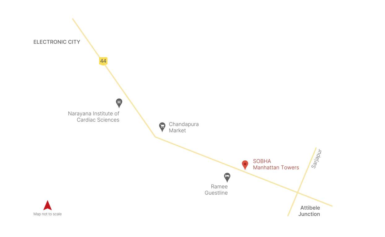  manhattan towers town park phase 2 w 1 and 2 Location Plan
