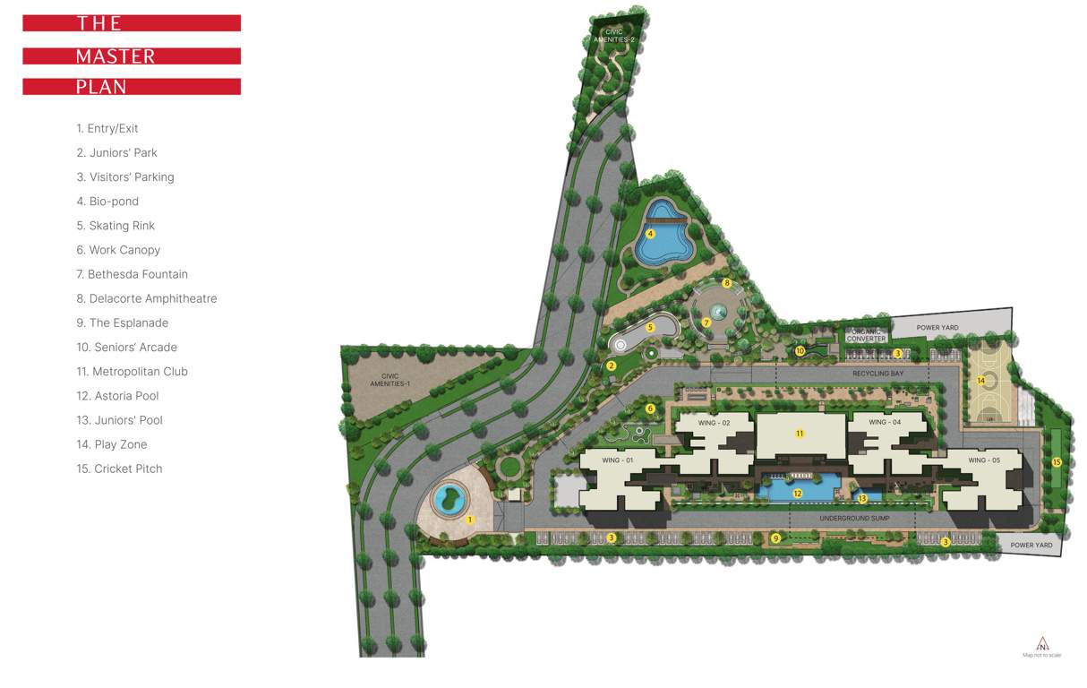  manhattan towers town park phase 2 w 1 and 2 Master Plan