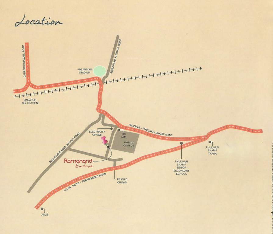 ramanand enclave Location Plan
