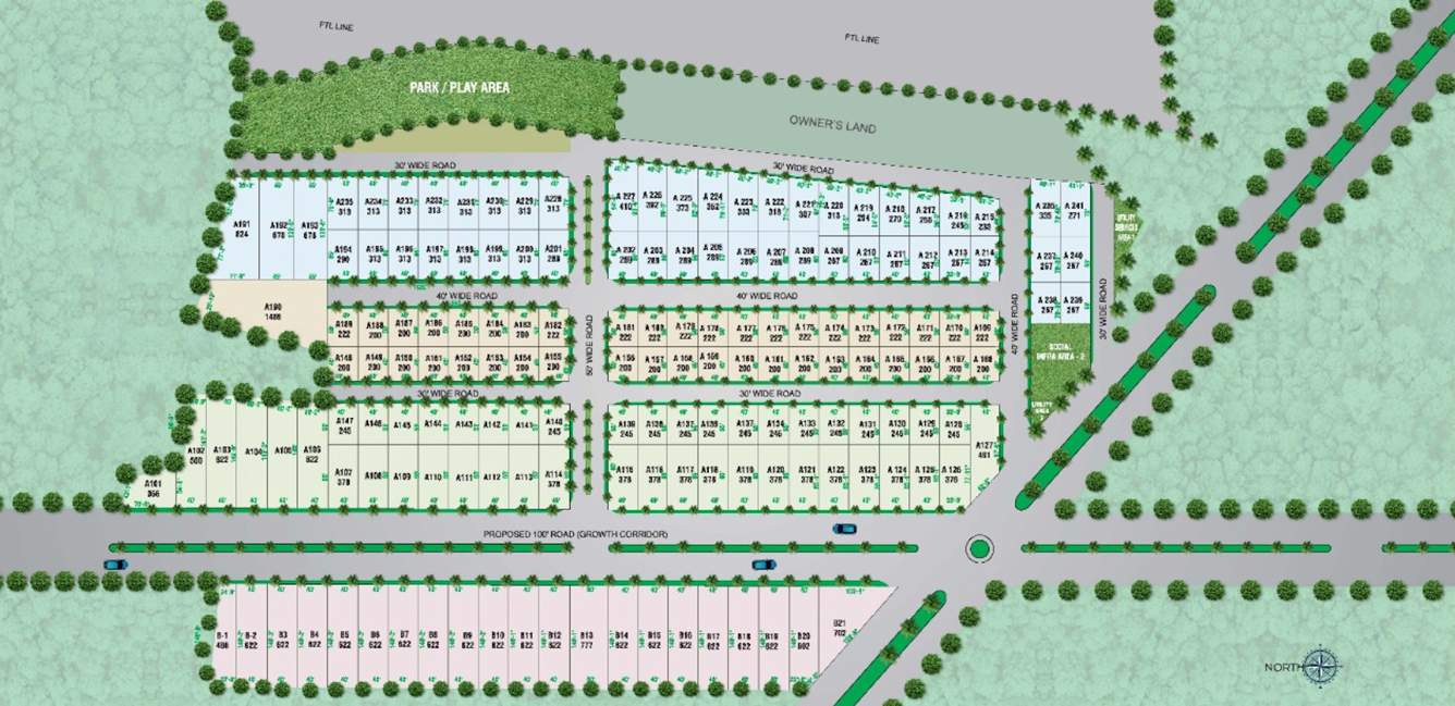  idea samskruthi dew drops Layout Plan
