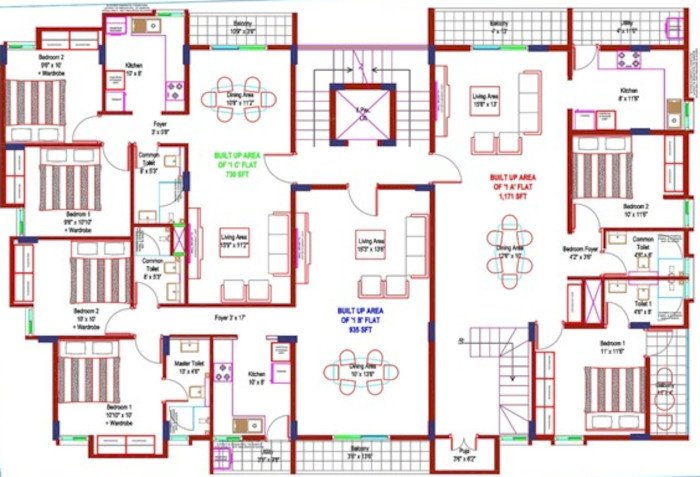  vrindaavan Vrindaavan Cluster Plan For 2nd Floor